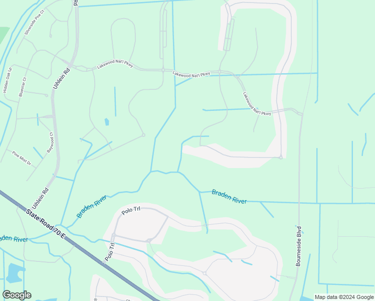 map of restaurants, bars, coffee shops, grocery stores, and more near 17605 Lakewood National Parkway in Bradenton