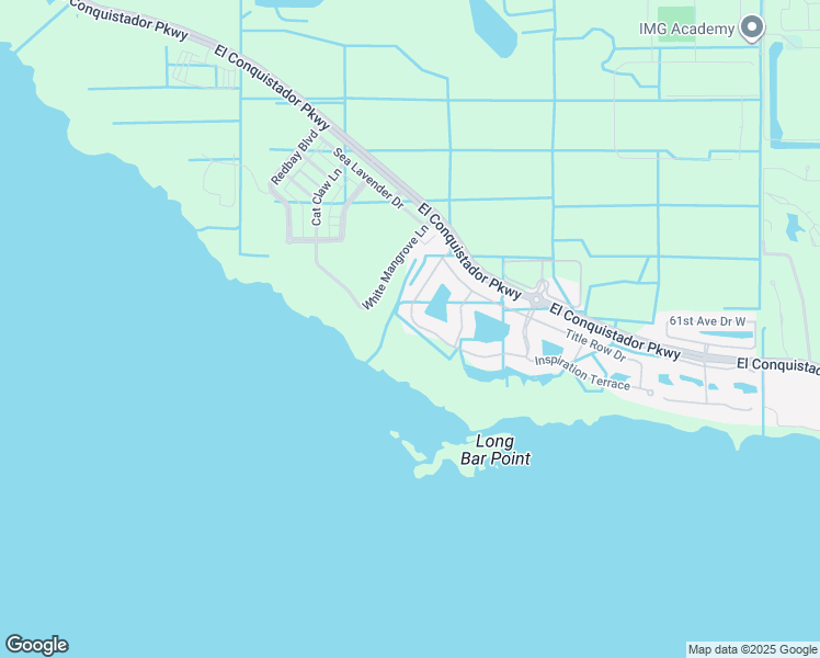 map of restaurants, bars, coffee shops, grocery stores, and more near 5826 Inspiration Terrace in Bradenton