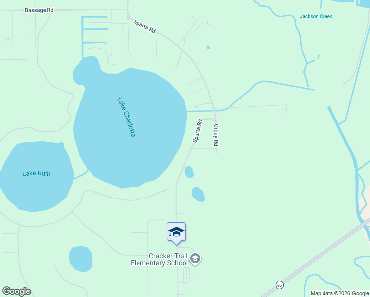 map of restaurants, bars, coffee shops, grocery stores, and more near 7355 Sparta Road in Sebring