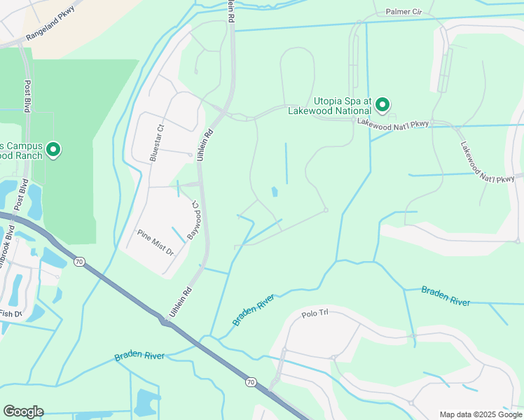 map of restaurants, bars, coffee shops, grocery stores, and more near 6110 Cessna Run in Bradenton