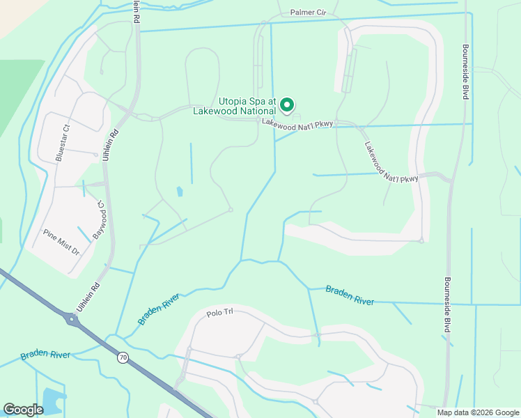map of restaurants, bars, coffee shops, grocery stores, and more near 17501 SR 70 East in Bradenton