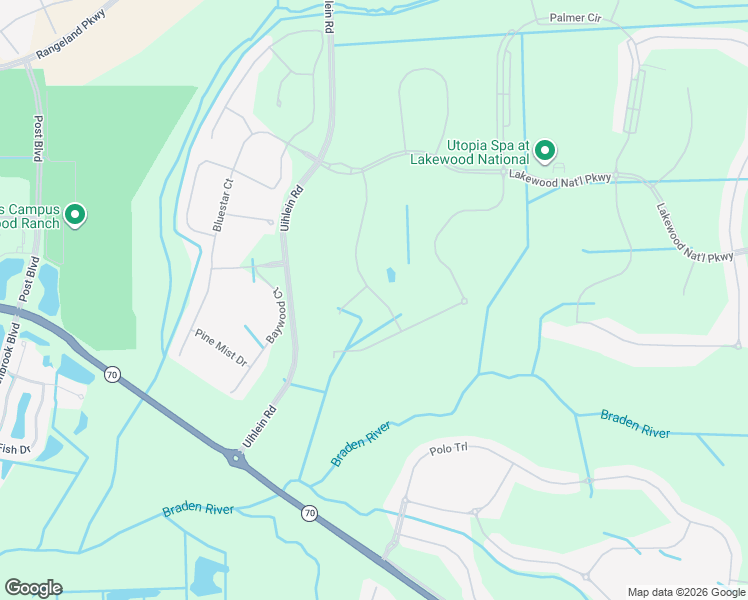 map of restaurants, bars, coffee shops, grocery stores, and more near 6110 Cessna Run in Bradenton