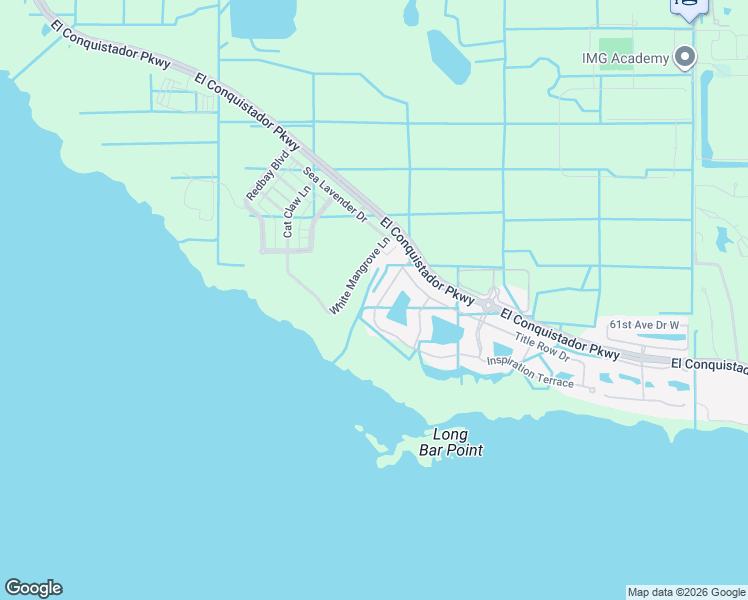 map of restaurants, bars, coffee shops, grocery stores, and more near 6243 Champions Row Street in Bradenton