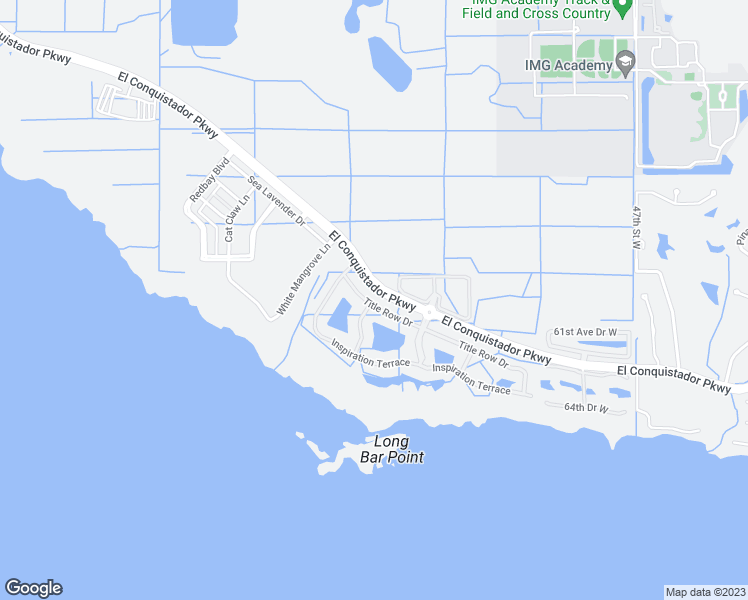 map of restaurants, bars, coffee shops, grocery stores, and more near 5727 Title Row Drive in Bradenton