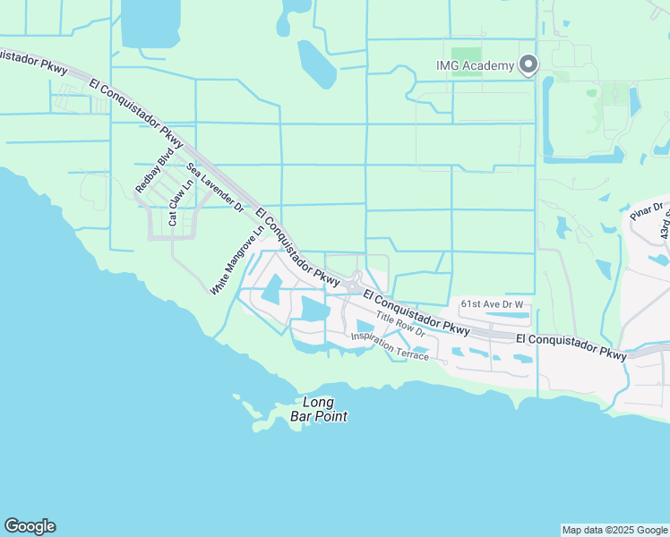 map of restaurants, bars, coffee shops, grocery stores, and more near 5703 Title Row Drive in Bradenton