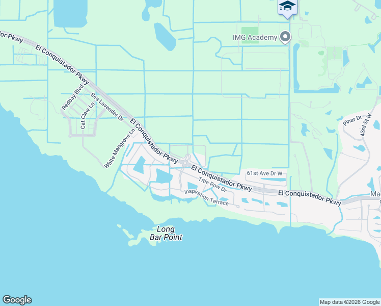 map of restaurants, bars, coffee shops, grocery stores, and more near 6115 Legends Boulevard in Bradenton