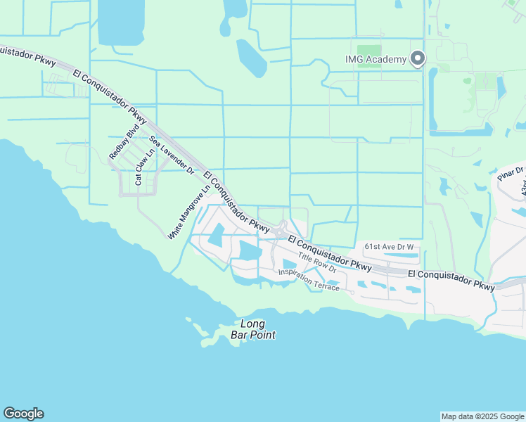 map of restaurants, bars, coffee shops, grocery stores, and more near 5727 Title Row Drive in Bradenton