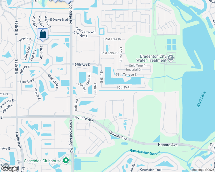 map of restaurants, bars, coffee shops, grocery stores, and more near 4815 60th Drive East in Bradenton