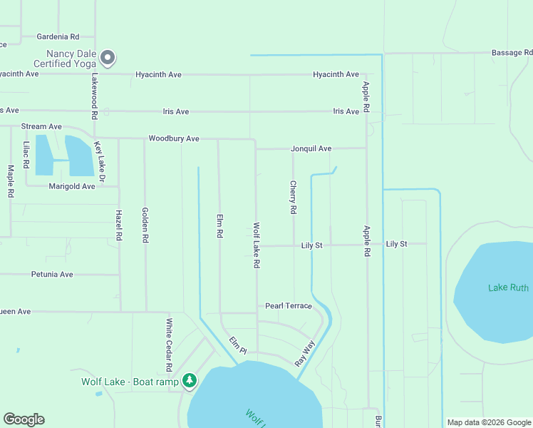 map of restaurants, bars, coffee shops, grocery stores, and more near 5823 Cherry Road in Sebring