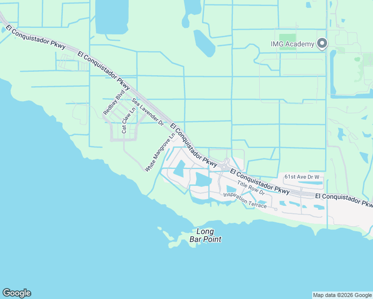 map of restaurants, bars, coffee shops, grocery stores, and more near 5831 Title Row Drive in Bradenton