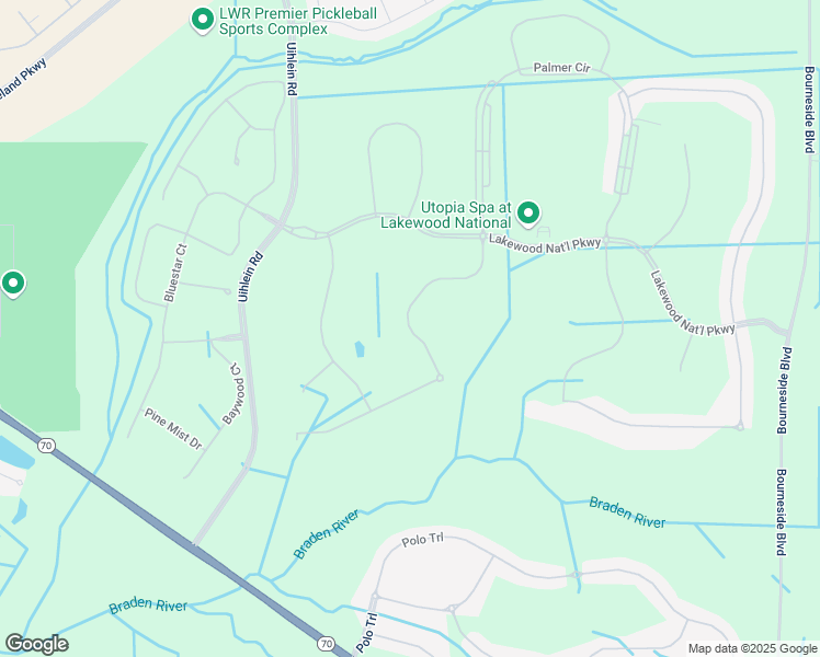map of restaurants, bars, coffee shops, grocery stores, and more near 6141 Cessna Run in Bradenton