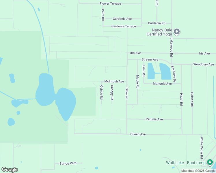 map of restaurants, bars, coffee shops, grocery stores, and more near McIntosh Avenue in Sebring