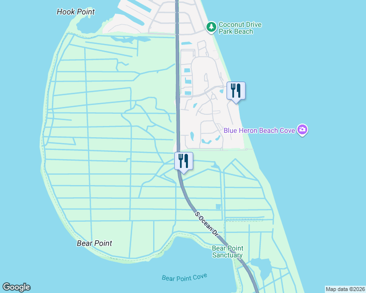 map of restaurants, bars, coffee shops, grocery stores, and more near 301 Southstar Drive in Fort Pierce