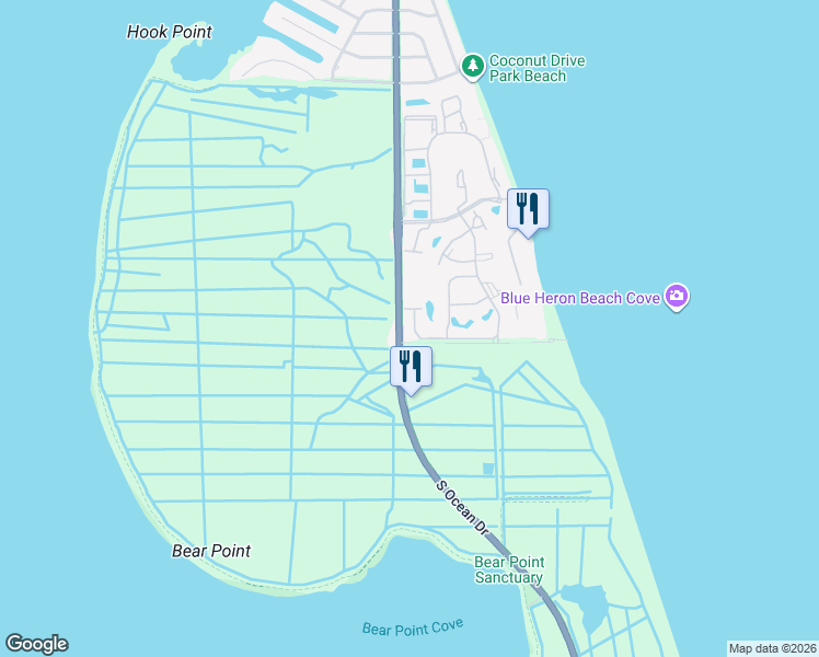 map of restaurants, bars, coffee shops, grocery stores, and more near 401 Southstar Drive in Fort Pierce