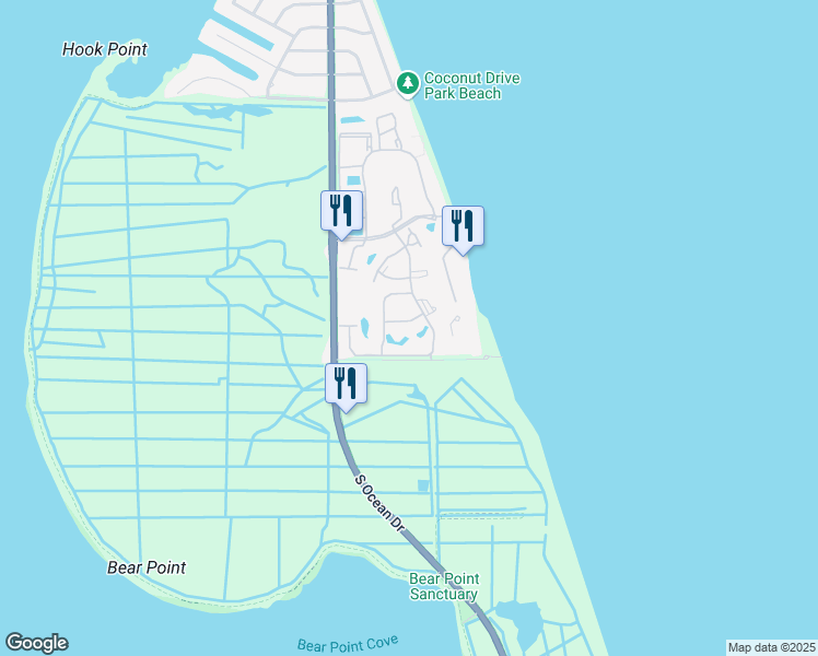 map of restaurants, bars, coffee shops, grocery stores, and more near 41 Winghaven Lane in Fort Pierce
