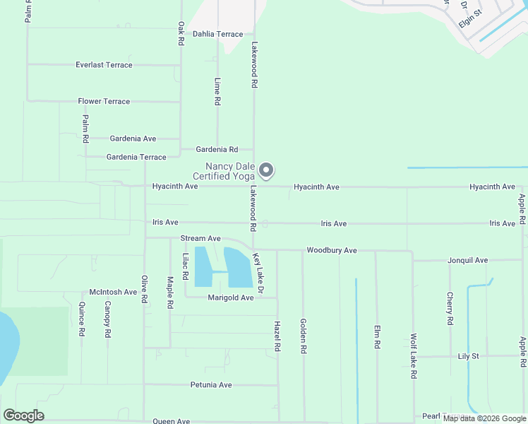 map of restaurants, bars, coffee shops, grocery stores, and more near 1608 Iris Avenue in Sebring