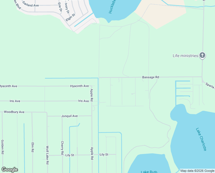 map of restaurants, bars, coffee shops, grocery stores, and more near 207 Bassage Road in Sebring