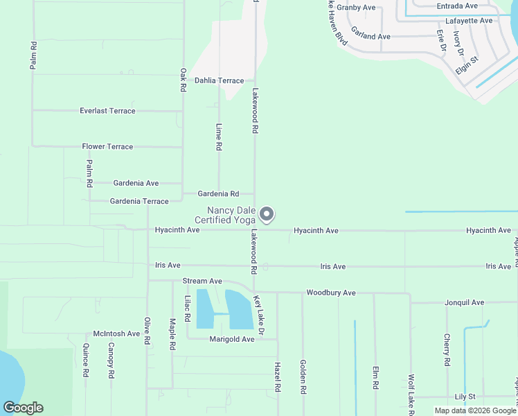 map of restaurants, bars, coffee shops, grocery stores, and more near 5418 Lakewood Road in Sebring