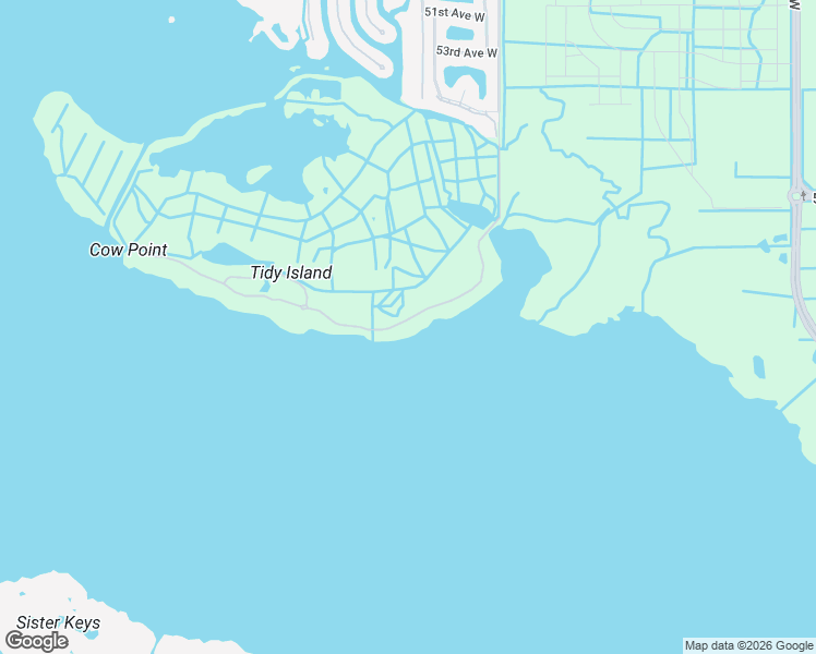 map of restaurants, bars, coffee shops, grocery stores, and more near 37 Tidy Island Boulevard in Bradenton