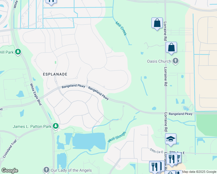 map of restaurants, bars, coffee shops, grocery stores, and more near 13703 Messina Loop in Bradenton