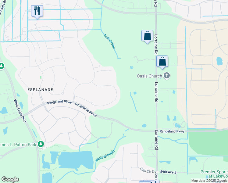 map of restaurants, bars, coffee shops, grocery stores, and more near 13838 Messina Loop in Bradenton