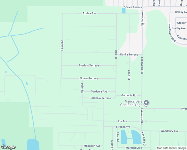 map of restaurants, bars, coffee shops, grocery stores, and more near 2028 Flower Terrace in Sebring
