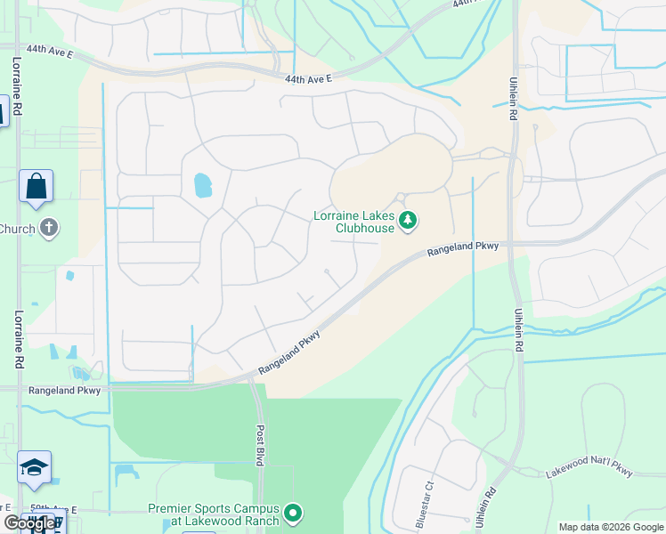 map of restaurants, bars, coffee shops, grocery stores, and more near White Sand Cove in Bradenton