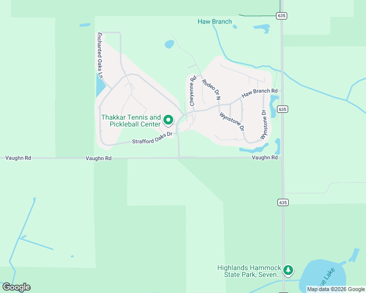 map of restaurants, bars, coffee shops, grocery stores, and more near 5321 Surrey Lane in Sebring
