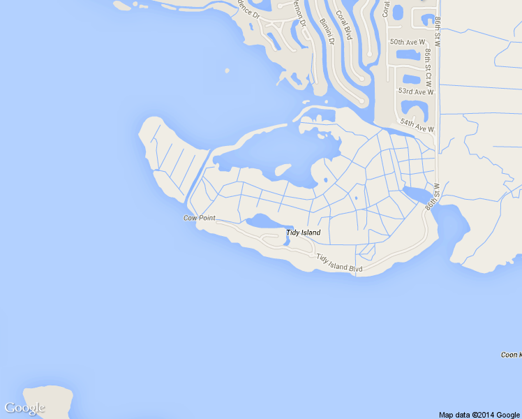 map of restaurants, bars, coffee shops, grocery stores, and more near 79 Tidy Island Boulevard in Bradenton