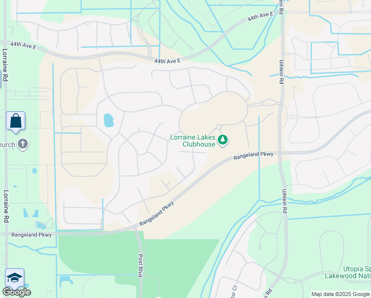 map of restaurants, bars, coffee shops, grocery stores, and more near Clear Skies Place in Bradenton