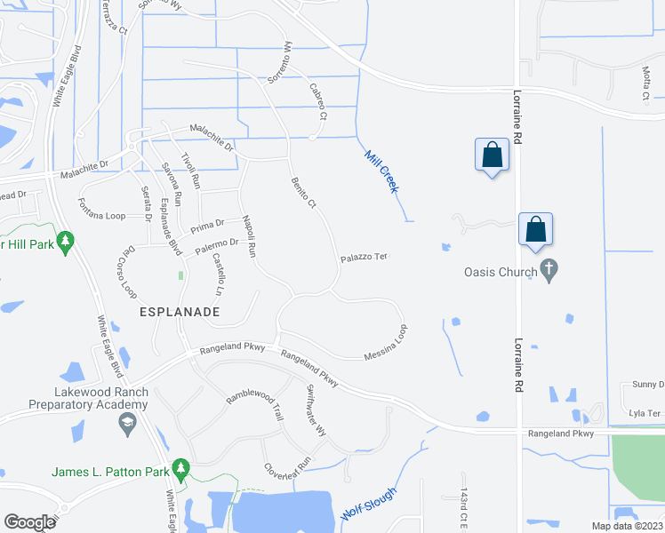 map of restaurants, bars, coffee shops, grocery stores, and more near 4824 Benito Court in Bradenton