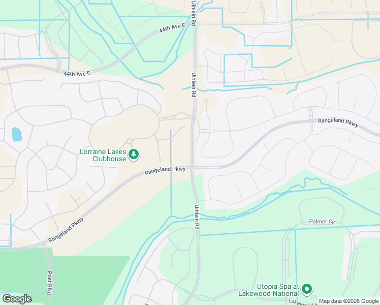 map of restaurants, bars, coffee shops, grocery stores, and more near Uihlein Road in Bradenton