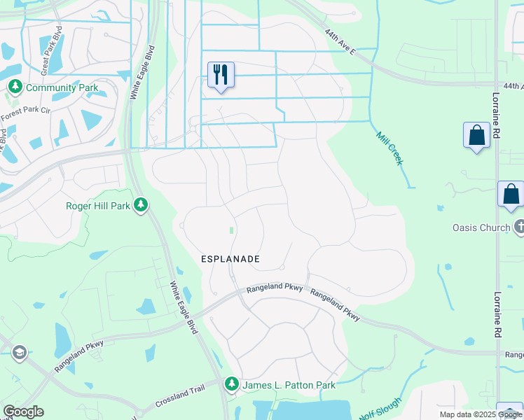 map of restaurants, bars, coffee shops, grocery stores, and more near 13118 Palermo Drive in Bradenton