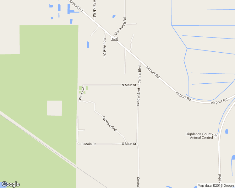 map of restaurants, bars, coffee shops, grocery stores, and more near 436 North Cross Road in Sebring