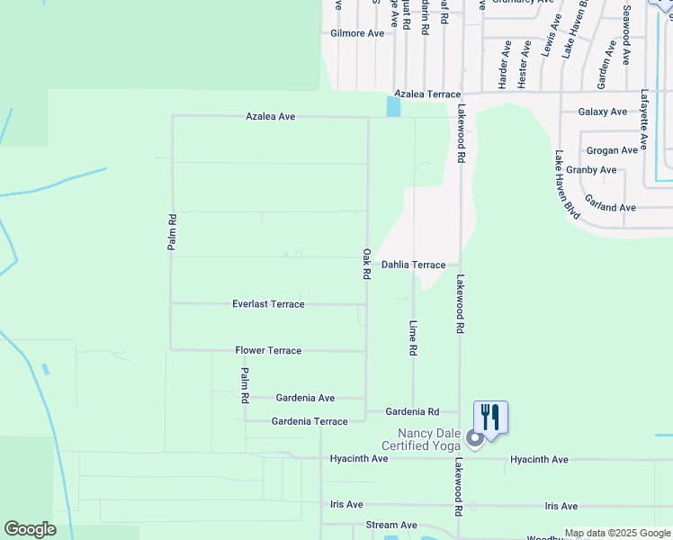 map of restaurants, bars, coffee shops, grocery stores, and more near 1905 Scarlet Sage Terrace in Sebring