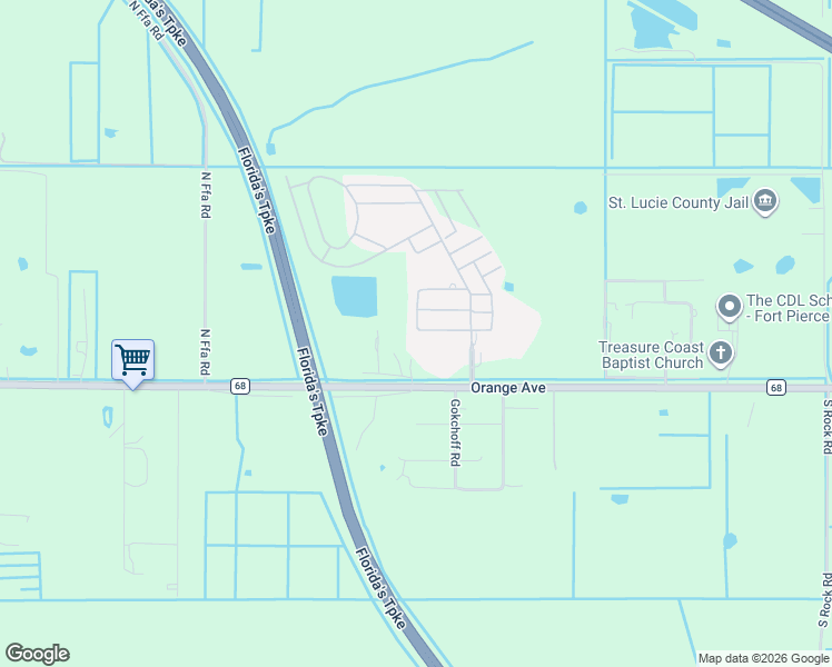 map of restaurants, bars, coffee shops, grocery stores, and more near 9455 Windrift Circle in Fort Pierce