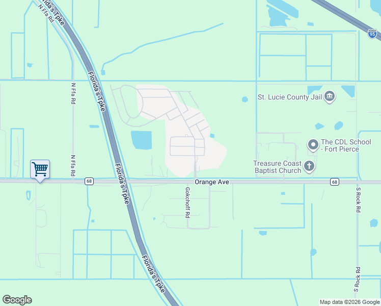 map of restaurants, bars, coffee shops, grocery stores, and more near 9313 Portside Drive in Fort Pierce
