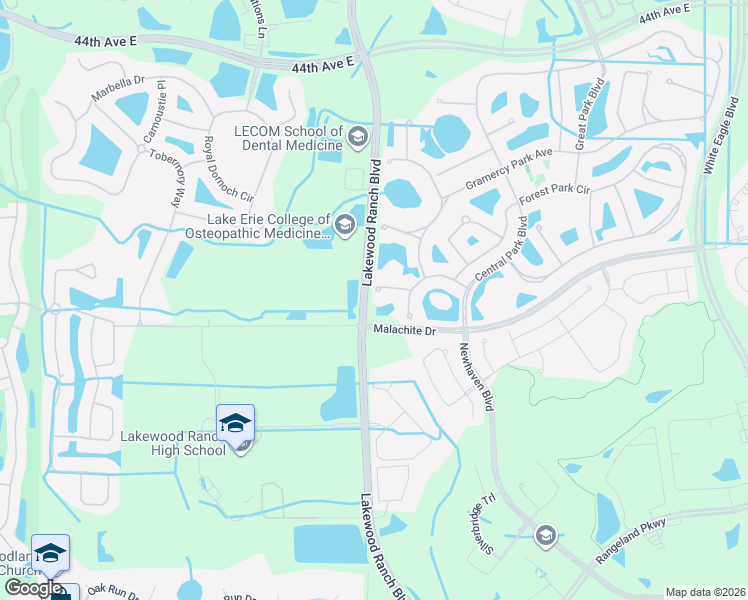 map of restaurants, bars, coffee shops, grocery stores, and more near 11106 Battery Park Place in Bradenton