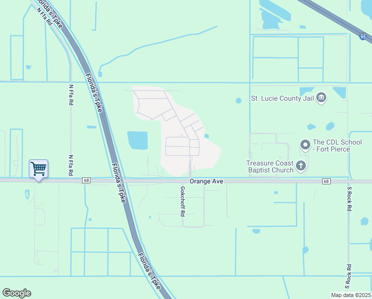 map of restaurants, bars, coffee shops, grocery stores, and more near 9313 Portside Drive in Fort Pierce
