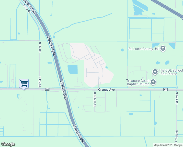 map of restaurants, bars, coffee shops, grocery stores, and more near 9505 Portside Drive in Fort Pierce