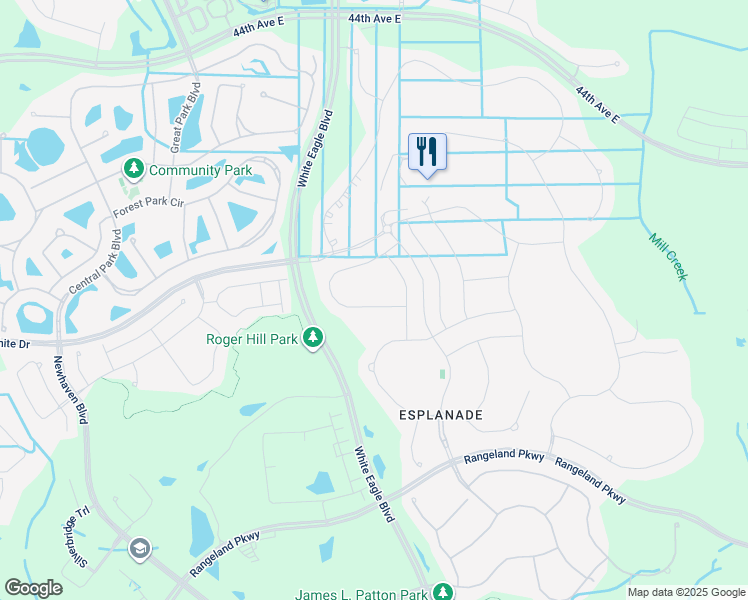 map of restaurants, bars, coffee shops, grocery stores, and more near 12757 Fontana Loop in Bradenton