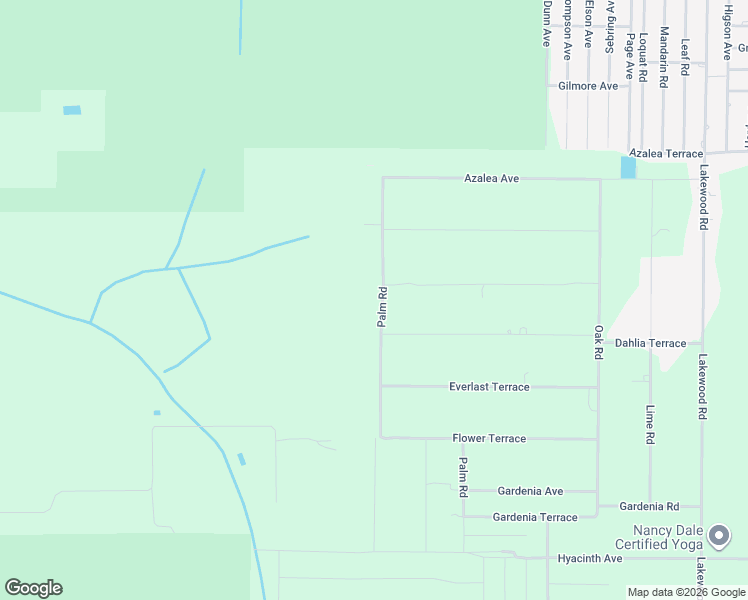 map of restaurants, bars, coffee shops, grocery stores, and more near Palm Road in Sebring