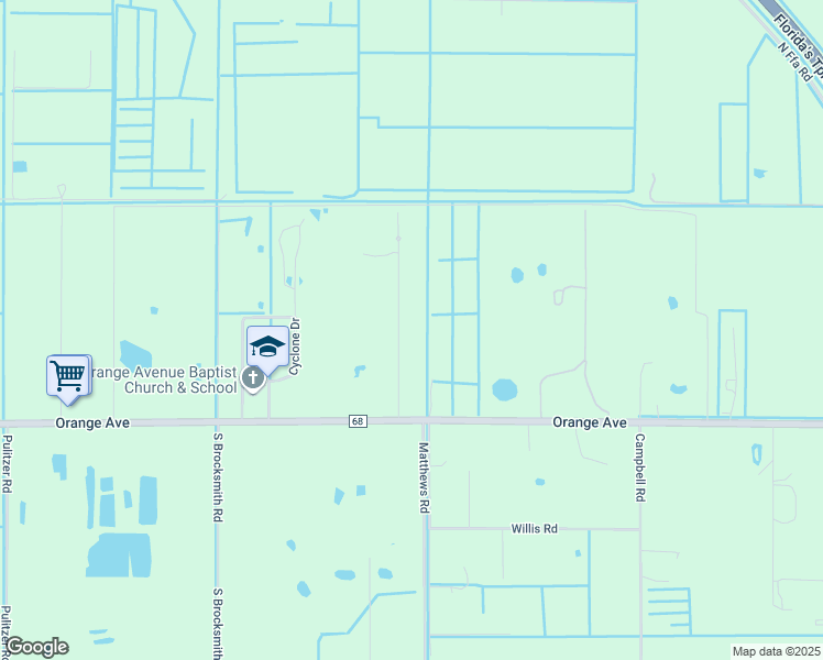 map of restaurants, bars, coffee shops, grocery stores, and more near 310 Woodcrest Drive in Fort Pierce