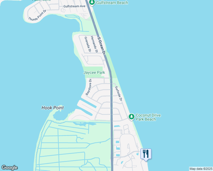 map of restaurants, bars, coffee shops, grocery stores, and more near in Fort Pierce