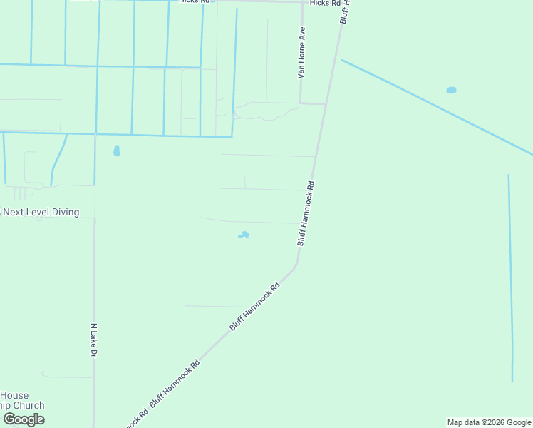 map of restaurants, bars, coffee shops, grocery stores, and more near 1333 Bluff Hammock Road in Lorida