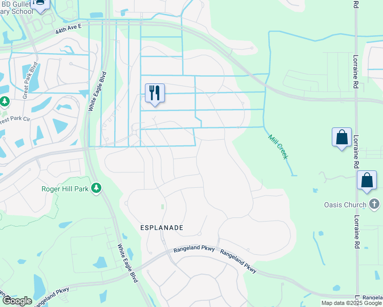 map of restaurants, bars, coffee shops, grocery stores, and more near 13115 Treviso Drive in Bradenton