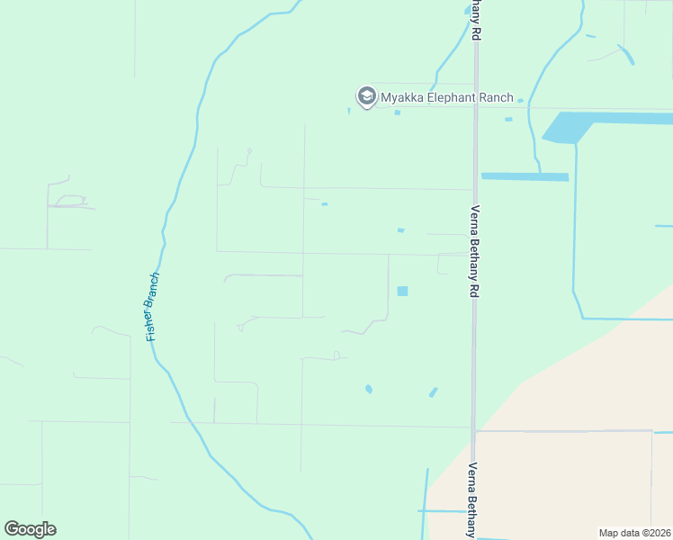 map of restaurants, bars, coffee shops, grocery stores, and more near 26000 L & J Road in Myakka City