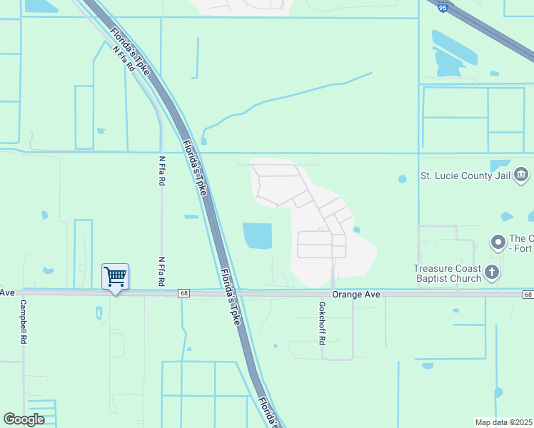 map of restaurants, bars, coffee shops, grocery stores, and more near 9541 Windrift Circle in Fort Pierce