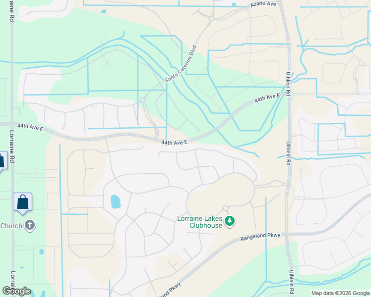 map of restaurants, bars, coffee shops, grocery stores, and more near 5010 Uihlein Road in Bradenton