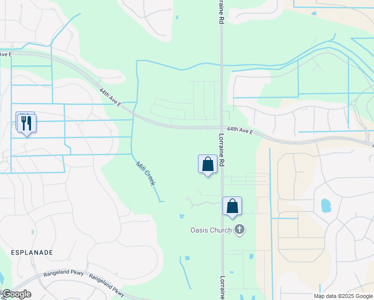map of restaurants, bars, coffee shops, grocery stores, and more near 4908 Lorraine Road in Bradenton